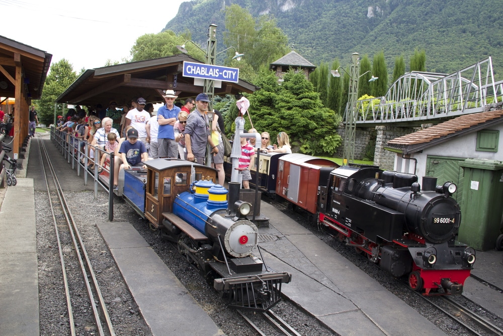 Chemin de fer suisse miniature