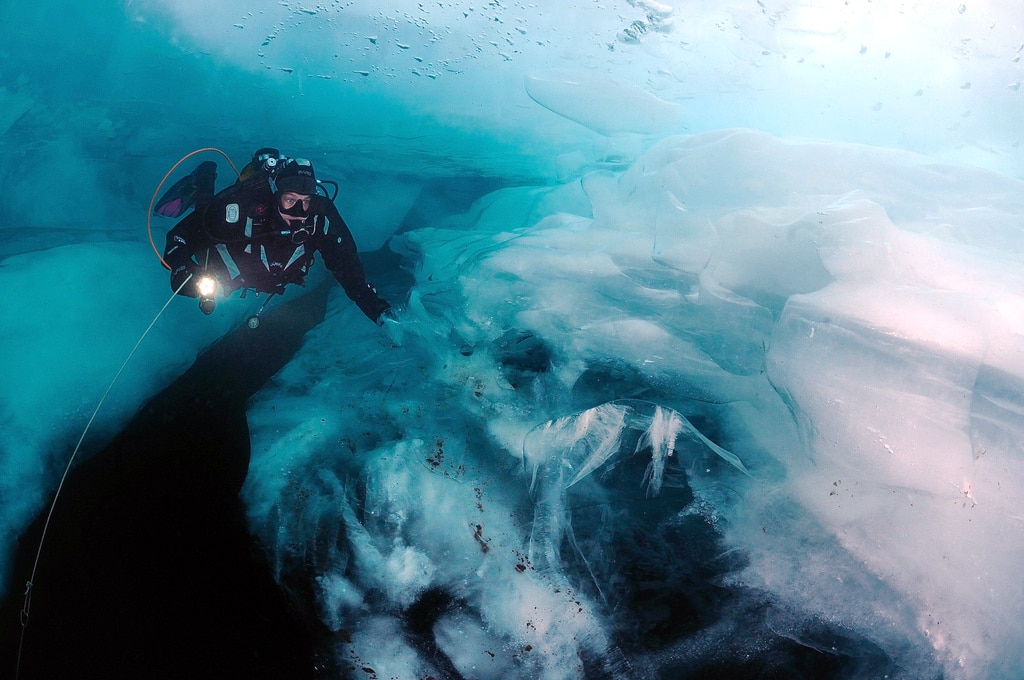 Plongée sous glace - Morzine Avoriaz