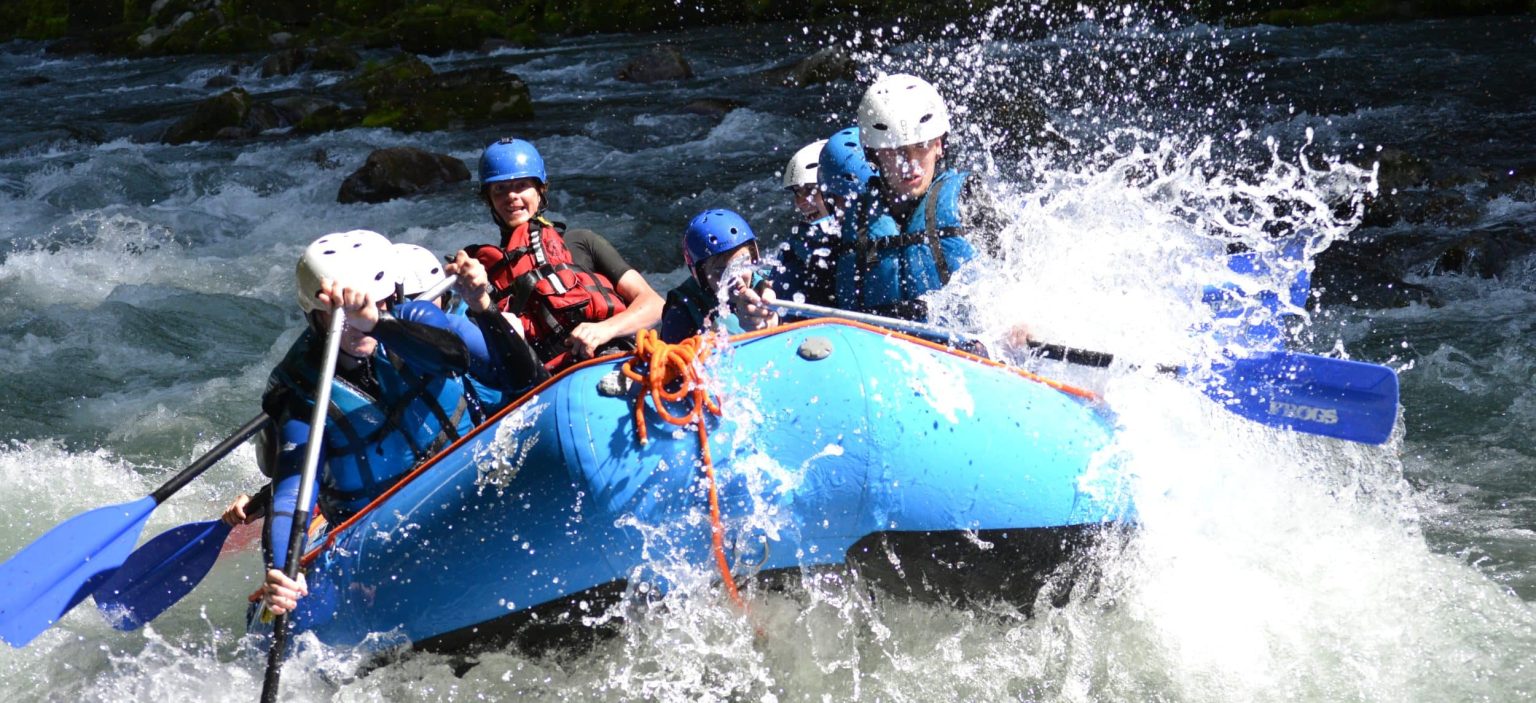 White water rafting in Morzine