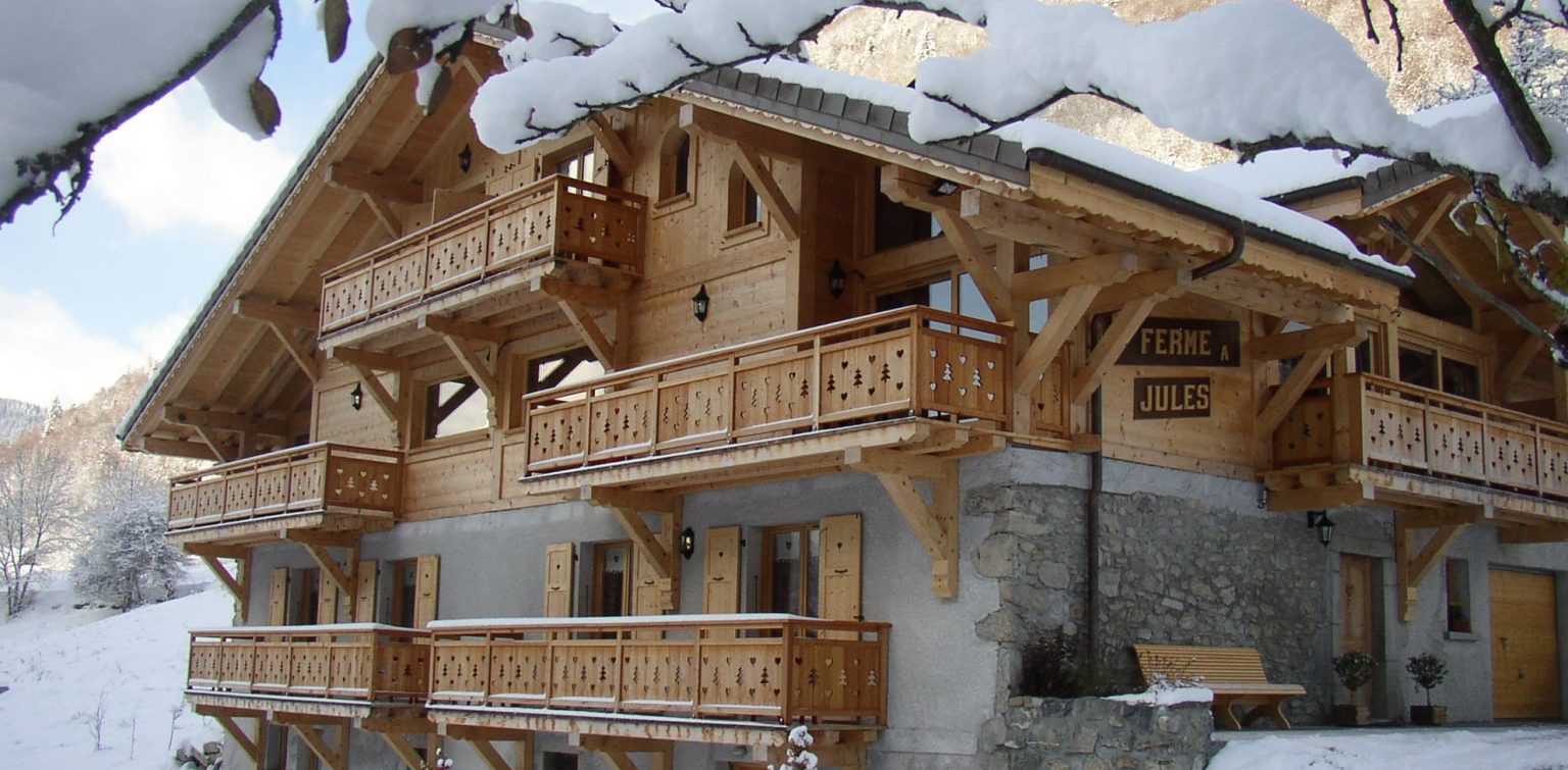 large group ski chalet