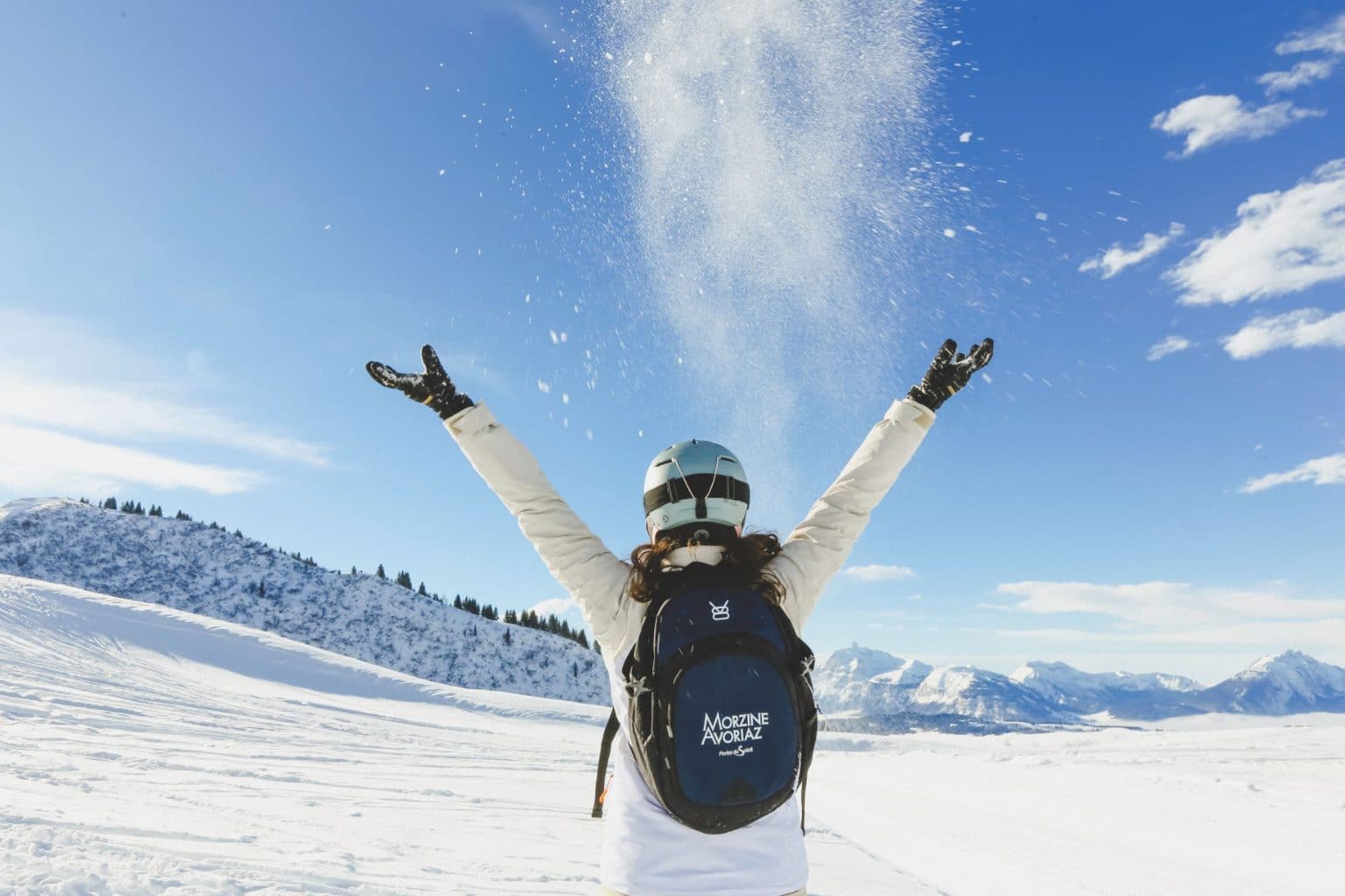 Ski by train in Morzine in the French Alps