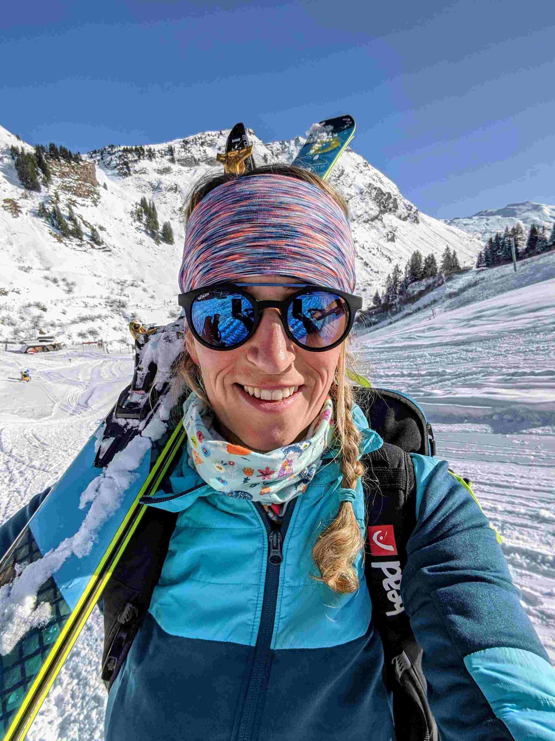 Female skier