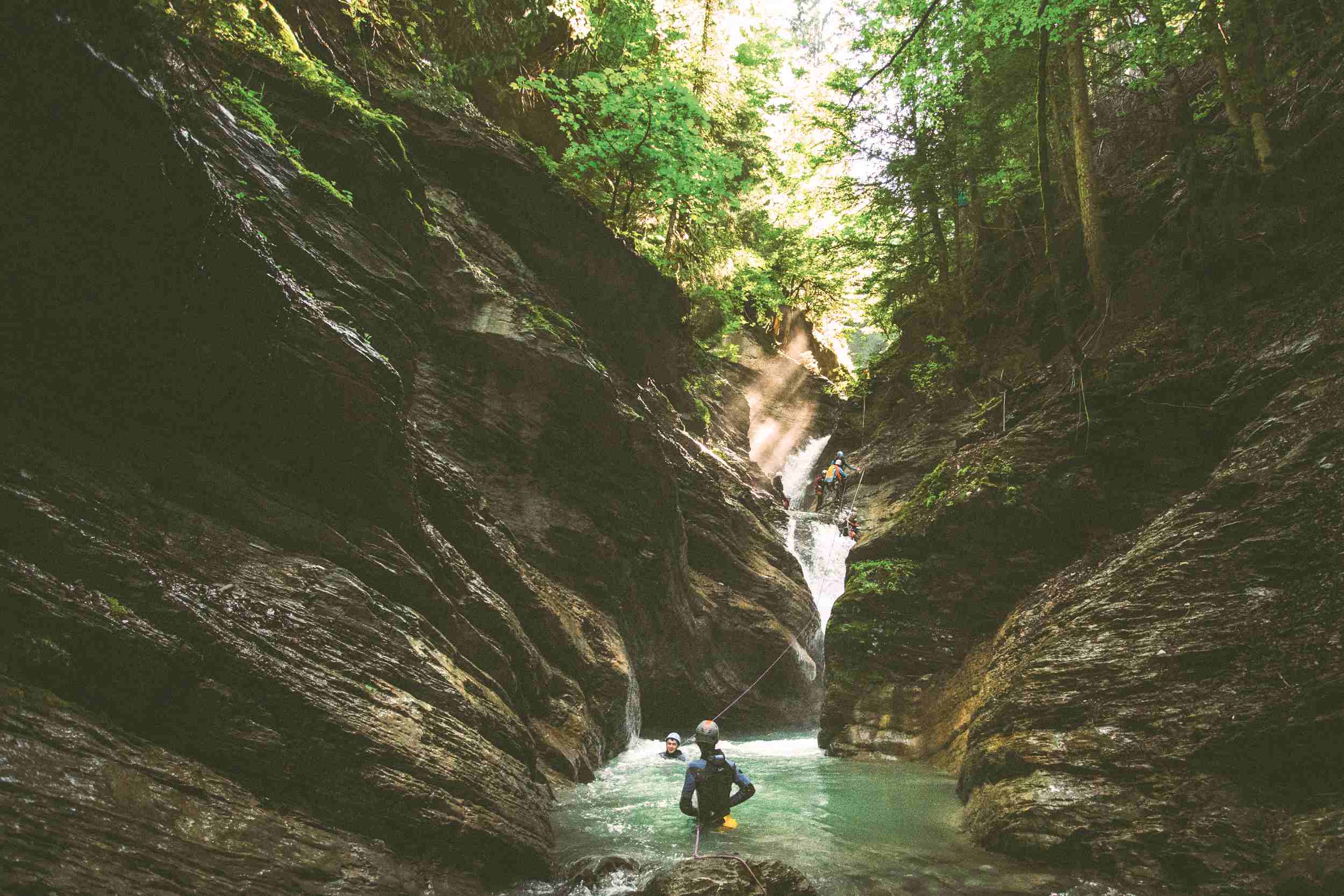 canyoning morzine