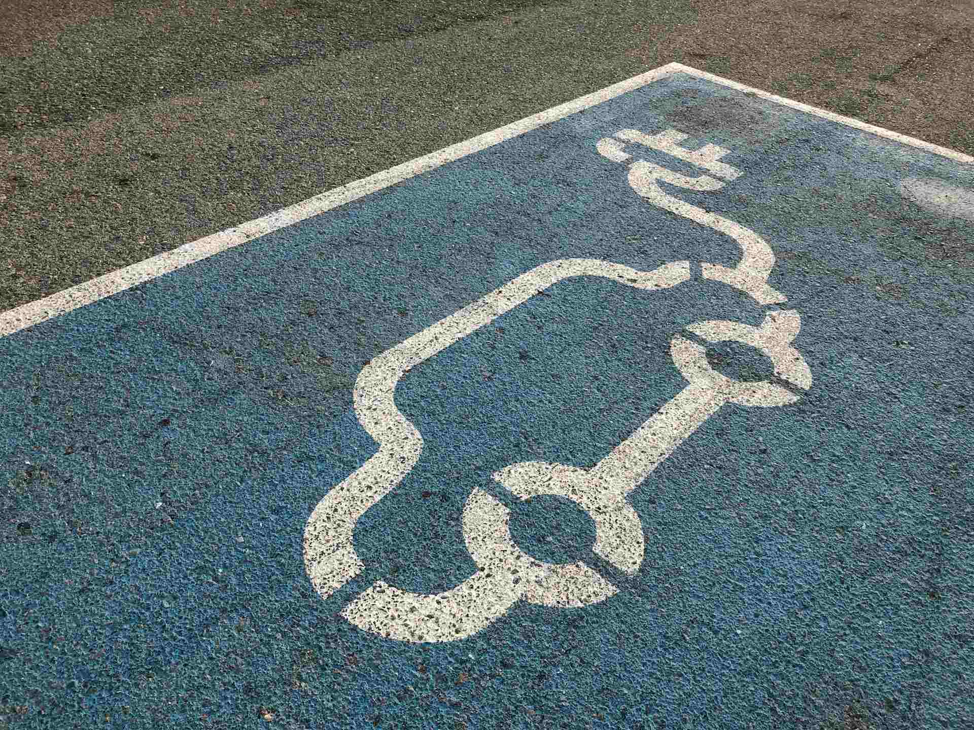 EV Car charging signage