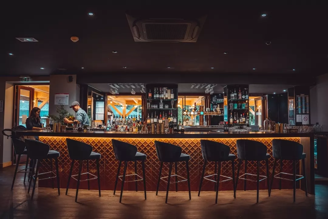 Hotel du Lac has a stunning bar 